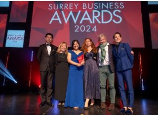 Surrey Business School team at Surrey Business Awards 2024
