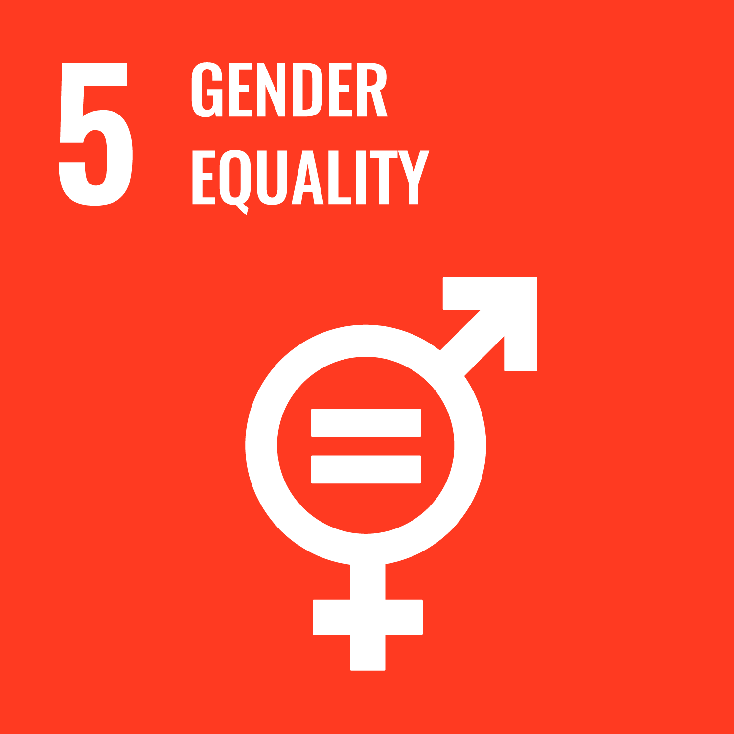 Gender Equality UN Sustainable Development Goal 5 logo