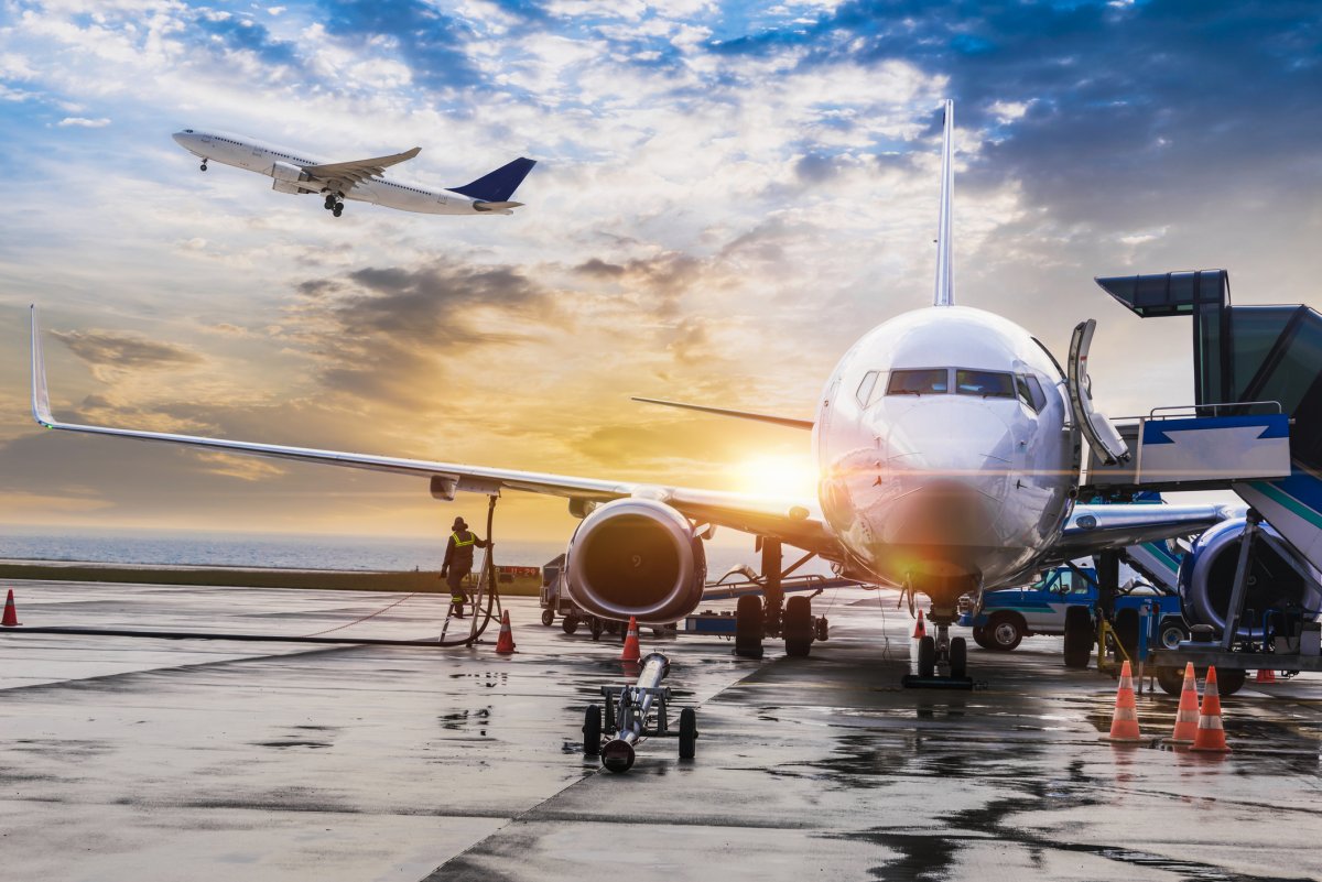 Aeroplane at airport