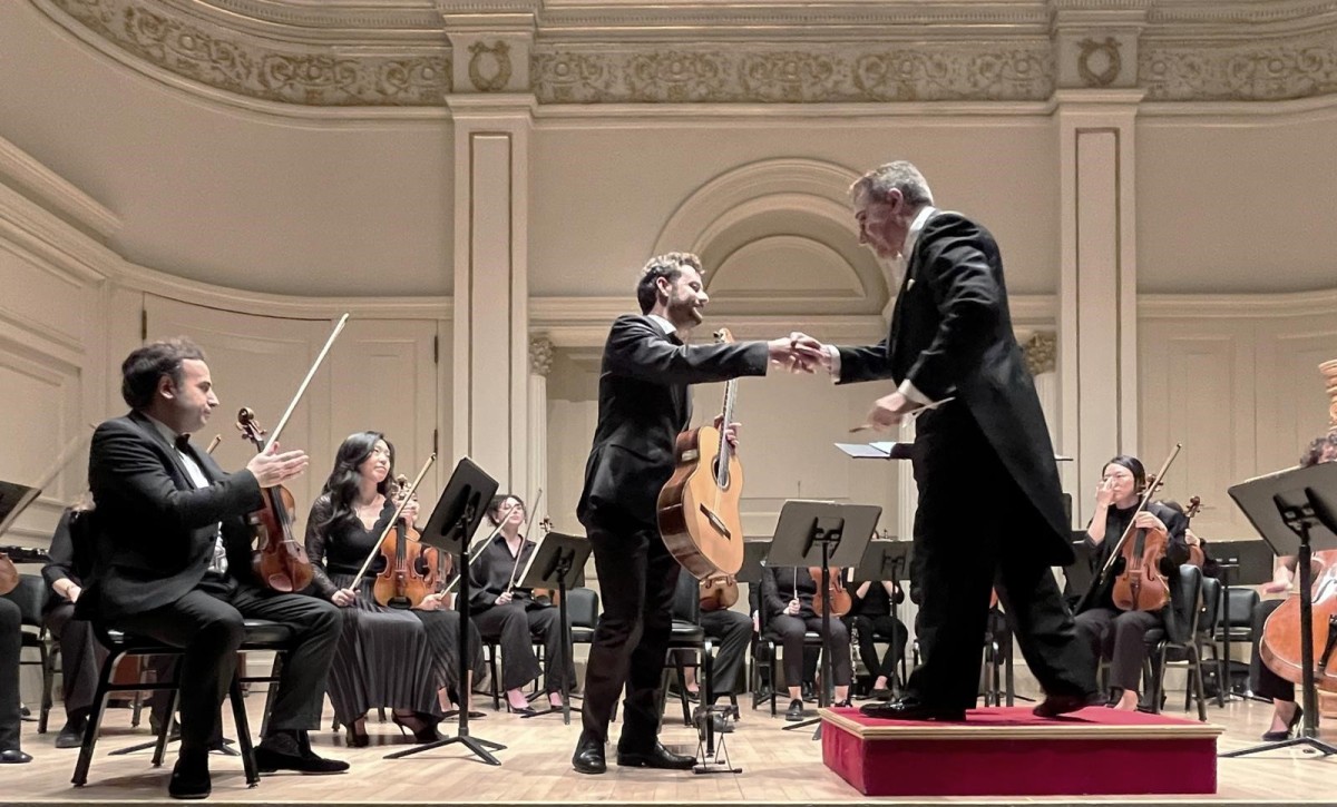 Composition PhD student Giacomo Susani performs at Carnegie Hall