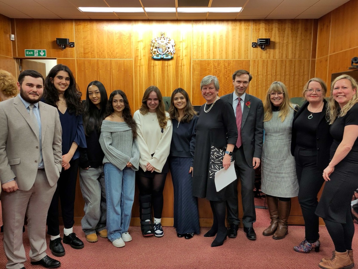 Launch of volunteer companion scheme by University of Surrey at Guildford Family Court, November 2024