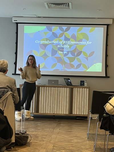 Emily Setty delivers talk to Sociology Postgraduate Conference