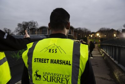 2 street marshals on patrol