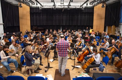 Musicians at University of Surrey's Community Orchestra Day, September 2022