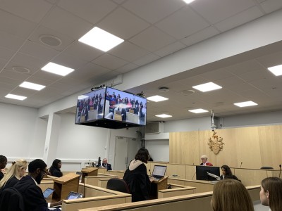 General view of Knife Angel court proceedings