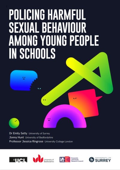 Front cover of report 'Policing Harmful Sexual Behaviour Guidance', March 2024