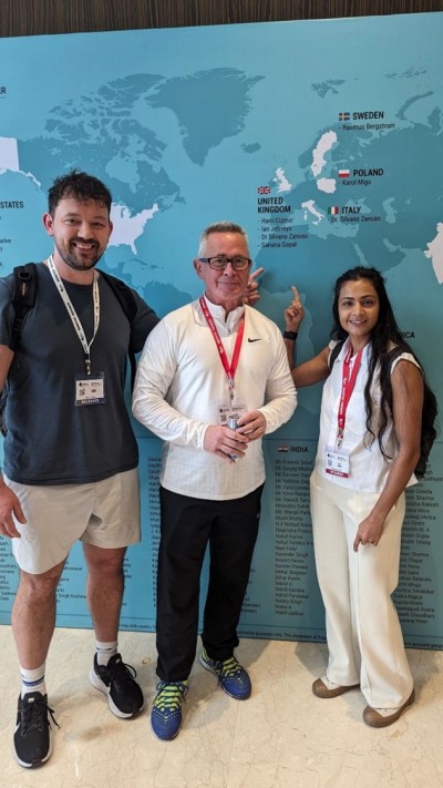 Ian Jeffreys and Sahana Gopal at the NSCA Global Chapter Conference (3/4 delegates from the UK).