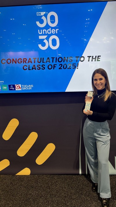 University of Surrey graduate Ilaria Basile IEM graduate winning 30 under 30 award 2025