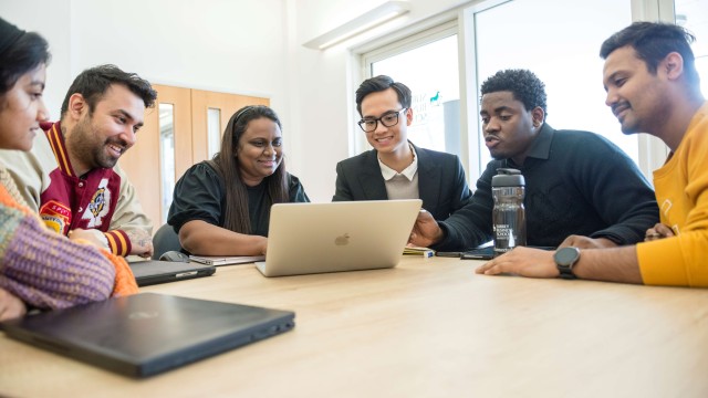 Group of University of Surrey MBA students