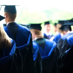 Group of graduation students