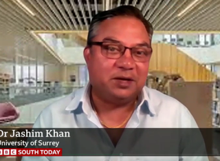 Dr Jashim Khan on BBC South Today