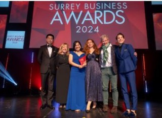 Surrey Business School team at Surrey Business Awards 2024