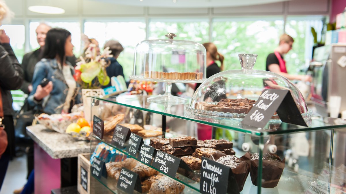 Selection of cakes