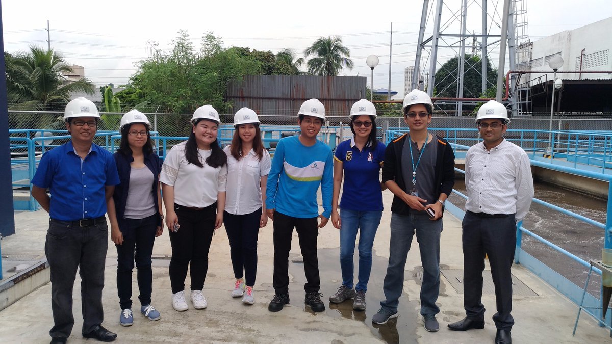 NexCities Project Team at WWTP, Manila, Philippines