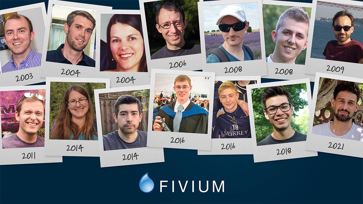 Fivium Surrey placement students