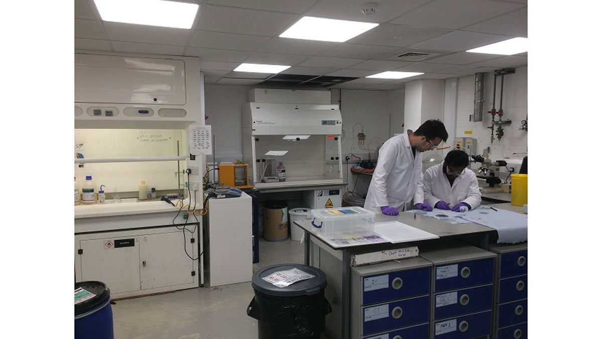 One of the ATI's chemistry laboratories