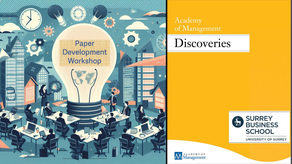 Academy of Management Discoveries Paper Development Workshop