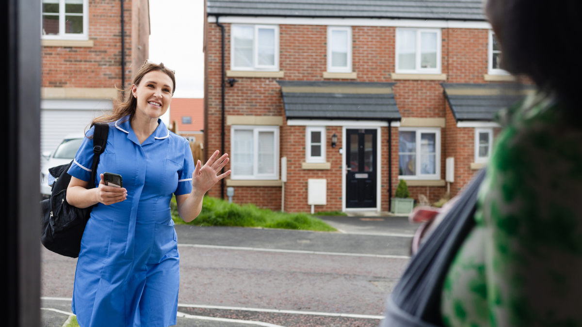 community nurse visit patient 