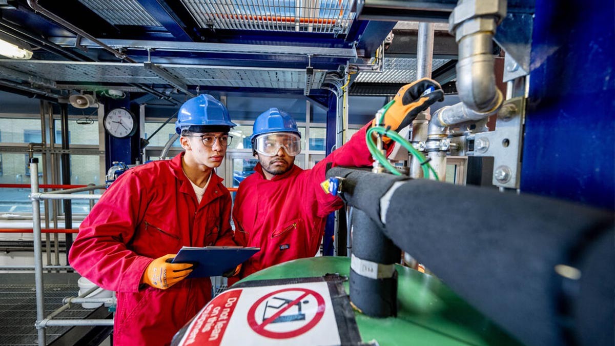 Keeping a close eye on things in our Chemical Pilot Plant