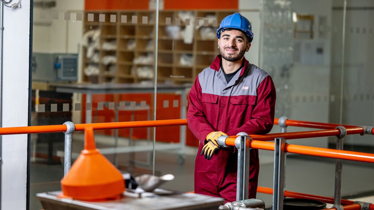 Arda Gulal, Chemical Engineering BSc student and President of the Chemical Engineering Society