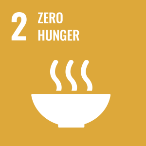 Zero Hunger UN Sustainable Development Goal 2 logo